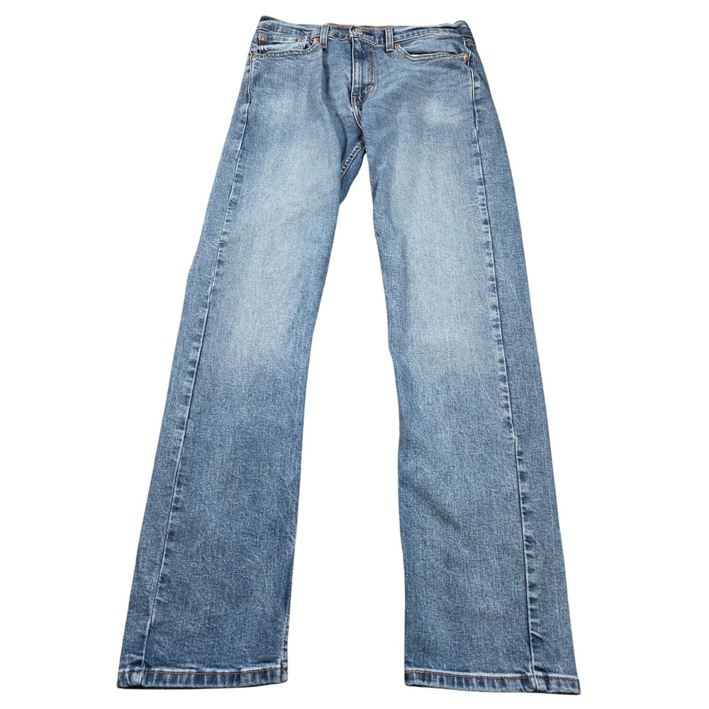 Levis 505 Jeans Mens 30x32 (tag 32x34) Blue Medium Wash Straight Leg Denim